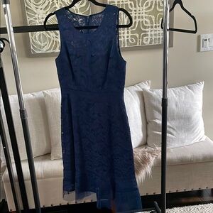 🔥 BCBGMaxazria | Elegant Blue Lace Dress